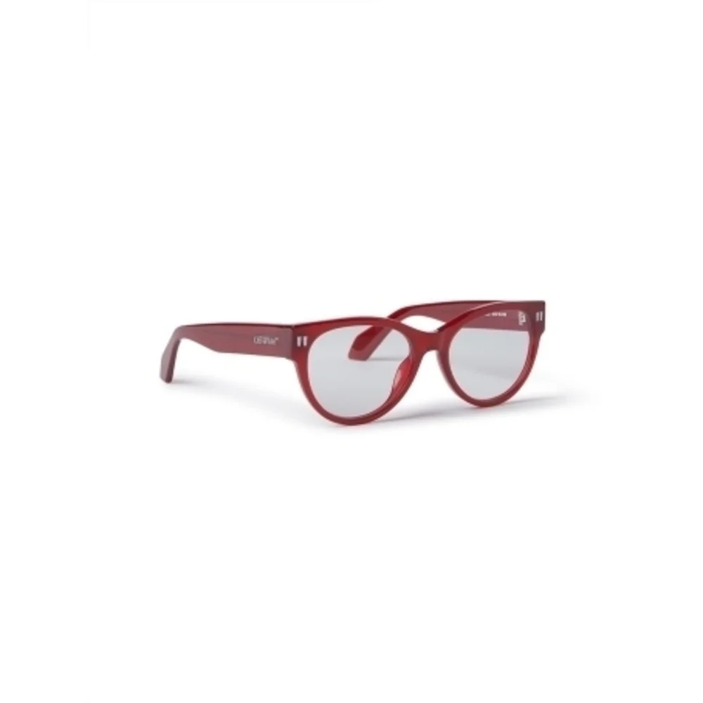 NWT Off-White Style 57 Burgundy Round 55mm Eyeglasses